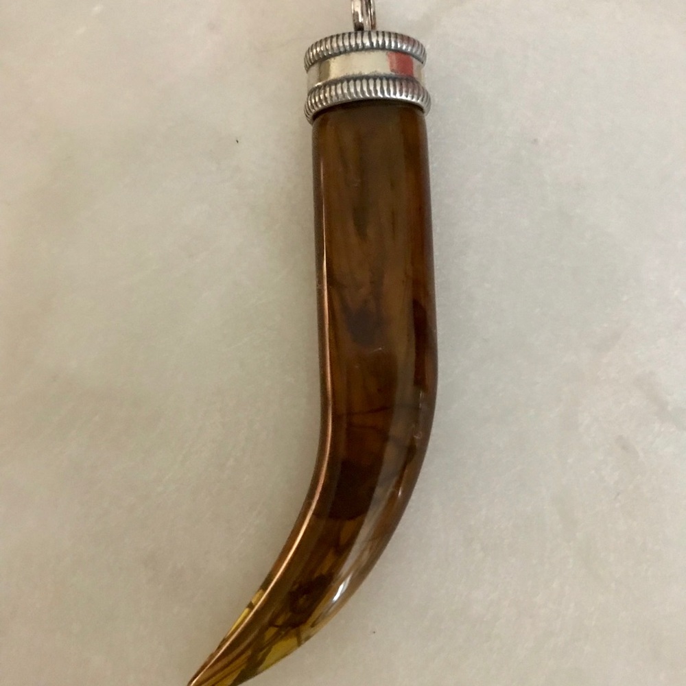 Silpada safari horn charm/pendant